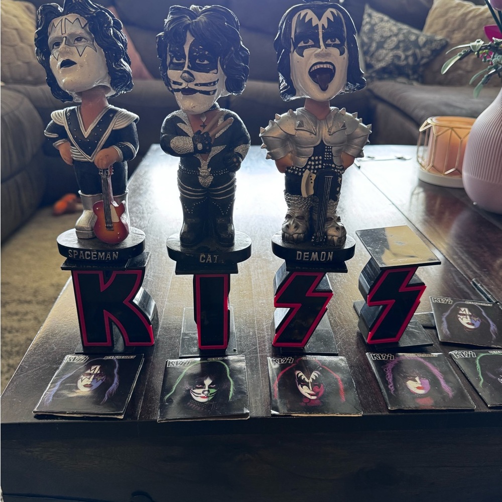 KISS Band Member Figurines Set